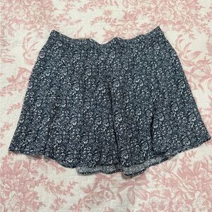 American Eagle Outfitters Blue Floral Women's Skorts